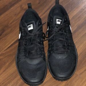 NIKE LUNAR MEN'S BLACK/WHITE TRAINING SHOES sz 11